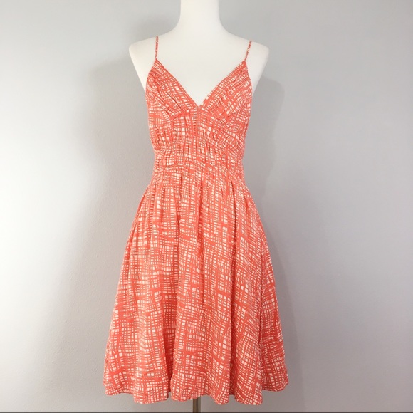 Anthropologie Dresses & Skirts - Anthropologie Bird on a Wire Dress Orange Cream S